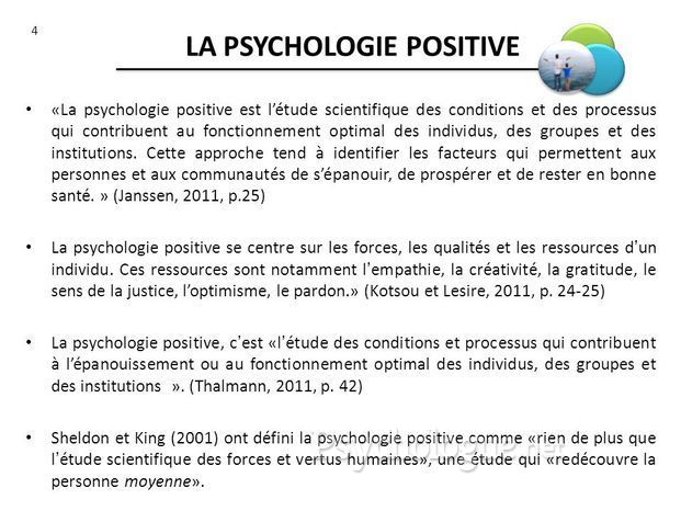 Psychologie Positive