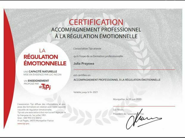 Certification Régulation Émotionnelle TIPI