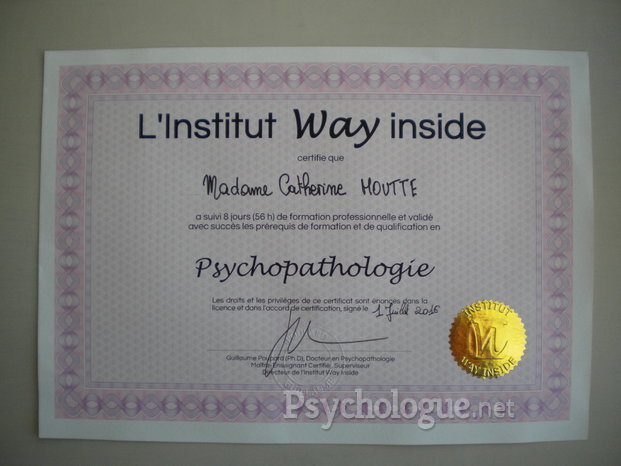 Certificat Psychopathologie