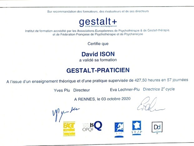 Certification Gestalt Praticien - Gestalt +