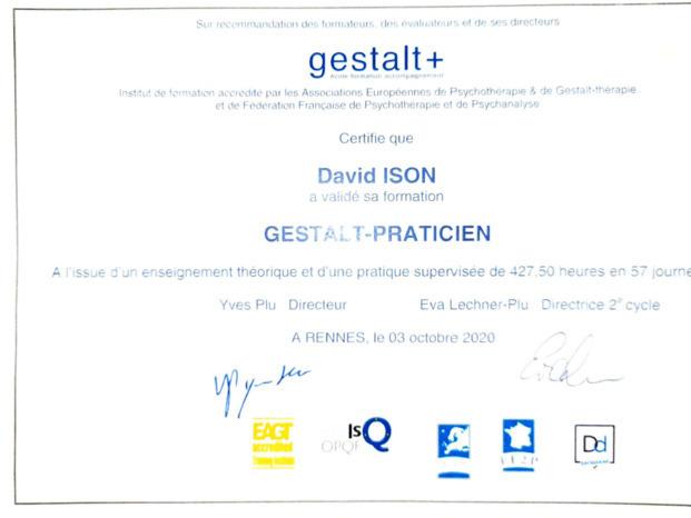 Certificat Gestalt-praticien
