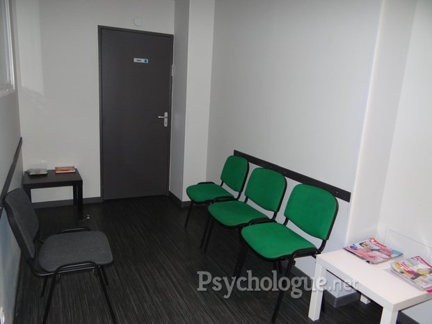 Salle d'attente du cabinet de psychologie