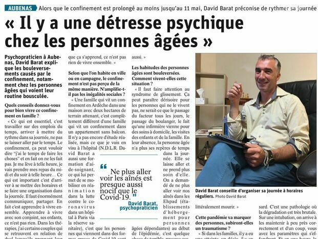 Article de presse Le Dauphiné 