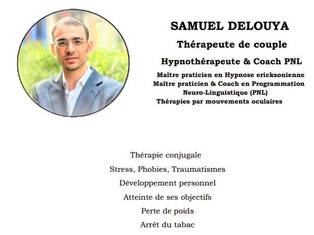 Samuel Delouya Hypnothérapeute & Thérapie de couple 